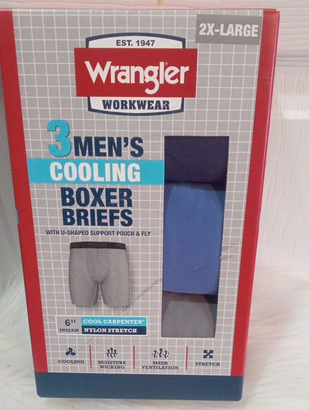 WRANGLER WORK WEAR BOXER BRIEFS